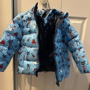 One Kid Pete the Cat Car Seat Safe Coat 3T